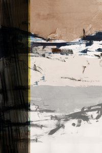 Horizon abstrait texturé