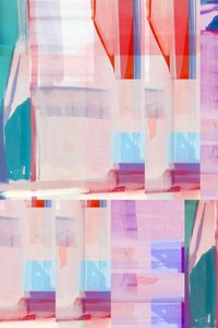 Blocs abstraits aux couleurs vives - cartissi