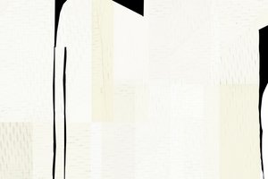 Abstrait géométrique blanc