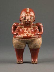 Figure féminine, période formative tardive, c.500-0 BC (céramique) - culture Chupícuaro