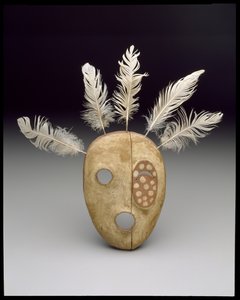 Masque : Le mauvais esprit de la montagne, fin du 19e siècle - culture Yupik