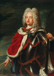 Frédéric Auguste II, Électeur de Saxe et futur roi Auguste III de Pologne en tant que prince héritier - Ádam Mányoki