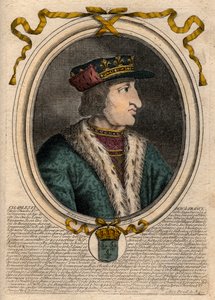 Portrait de Charles VI (1368-1422), Roi de France