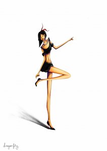 Une pose gracieuse dans le monde de la mode - dragonfly