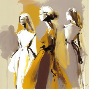 Peinture minimaliste, expressionnisme abstrait, femme