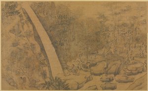 Habiter dans les montagnes de Longmian ("Dragon endormi") - follower of Li Gonglin