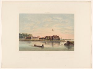 Fort Zeelandia à Paramaribo. Suriname. Vue du Fort Zeelandia à Paramaribo