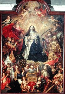 Adoration de la Vierge - or Liemaecker Nicolaas de Liemakere