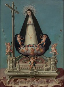 Vierge de la Solitude, du couvent des Mínimos de la Victoria - osé Campeche