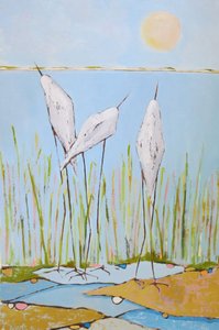 Oiseaux des marais sereins - phyllis adams