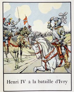 Henri IV (1553 - 1610) à la bataille d