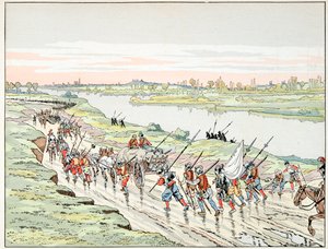 Illustration tirée du livre « Le bon roy Henri », illustrée par Jacques Marie Gaston Onfray de Bréville dit JOB (1858-1931) : Henri IV est à Paris