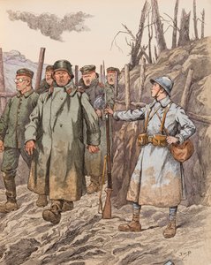 Bleuet (jeune recrue surveillant des prisonniers allemands pendant la Première Guerre mondiale), Collection privée