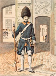 Tenue des troupes françaises à toutes les époques : 8e régiment de la Garde Royale (1815)
