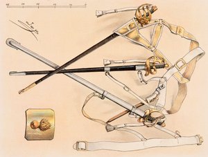 Tenue des troupes françaises à toutes les époques : Sabre de cavalerie, Collection privée