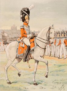Uniforme des troupes françaises à travers les âges : officier de la garde royale suisse