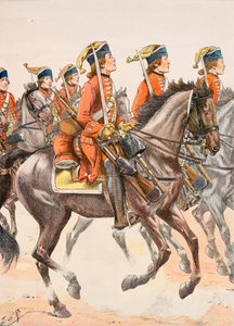 Tenue des troupes françaises à toutes les époques : Dragons de Beauffremont 1759, Collection privée - pseudonym for Onfray de Breville Jacques Job