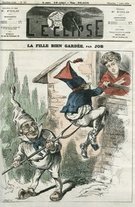 La fille bien gardée. Couverture dans « L
