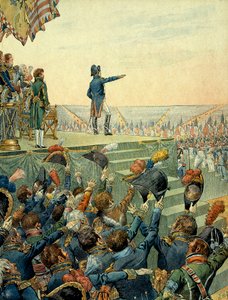 Napoléon Ier Bonaparte (1769-1821) distribuant les croix de la Légion d