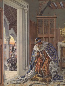 Le vieux roi Louis XI de France craignant la mort - pseudonym for Onfray de Breville Jacques Job