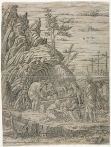 La Mise au Tombeau avec les Quatre Oiseaux