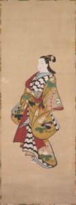 Courtisane - studio of Kaigetsudō Ando