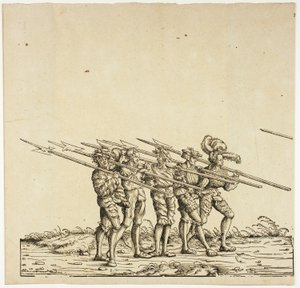 Hallebardiers, de la procession triomphale de Maximilien