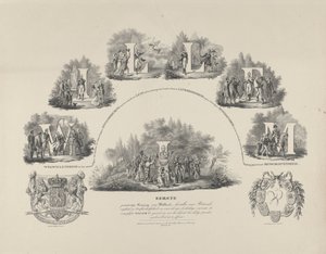 Allégorie sur les vertus du roi Guillaume Ier, 1831