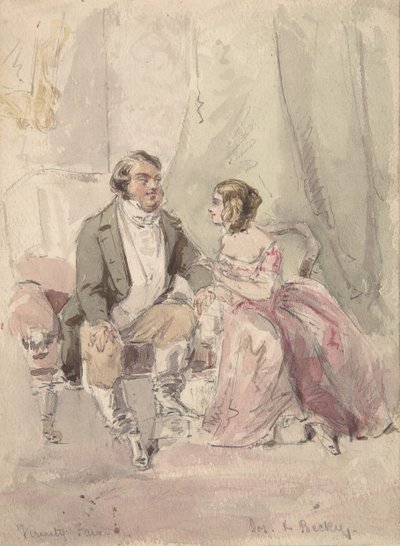 Scène de Vanity Fair : Jos et Becky - Jerry Barret