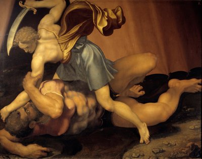 David et Goliath - Daniele da  Volterra