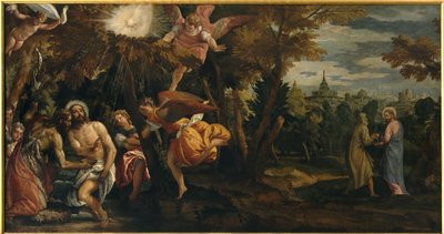 Baptême et tentation du Christ, vers 1582 - Veronese