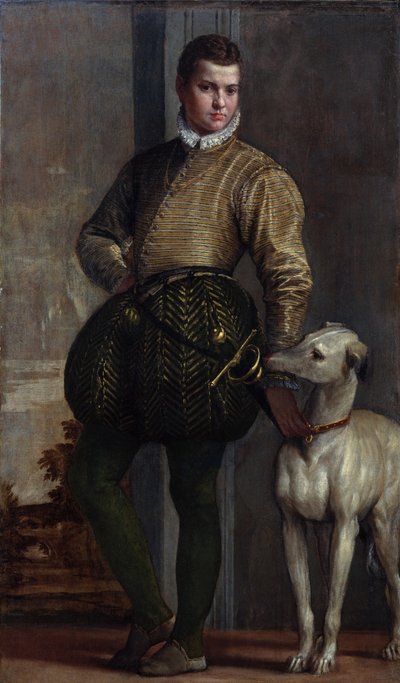 Garçon avec un lévrier, vers 1570s - Veronese