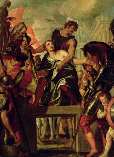 Le martyre de Saint Ménas (d.c.300) - Veronese