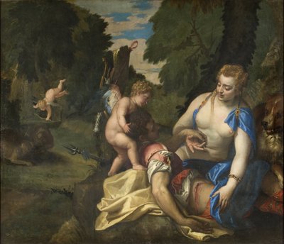 Vénus pleurant Adonis - Veronese