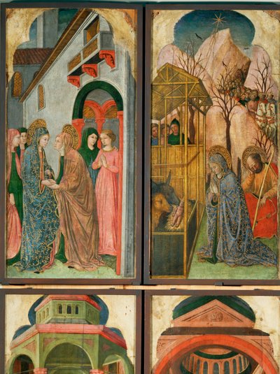 12 scènes de la vie de la Vierge ... - (active c.1463-c.1490) Master of Wilten