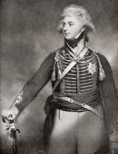 George, prince de Galles, plus tard George IV - (after) English School