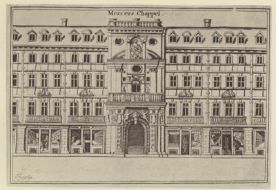 Chapelle des Merciers, c 1694 - (after) English School