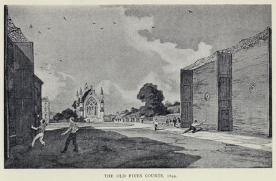 Les anciens courts de fives - (after) English School
