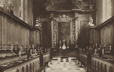 Chapelle du Trinity College - (after) English photographer