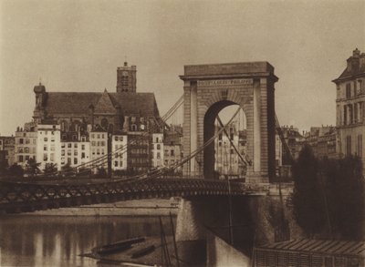 Le Pont Louis-Philippe vers la rive droite - (after) French Photographer