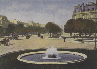 Paris, Rond-Point des Champs-Élysées - (after) French Photographer
