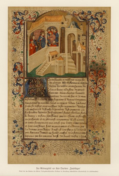 Page de dédicace du Quadrilogue Invectif d