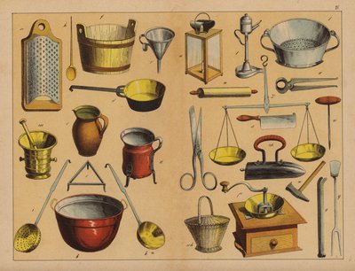 Ustensiles et outils de cuisine - (after) German School