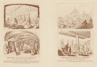 Traitement du minerai dans la première moitié du 19e siècle - (after) German School