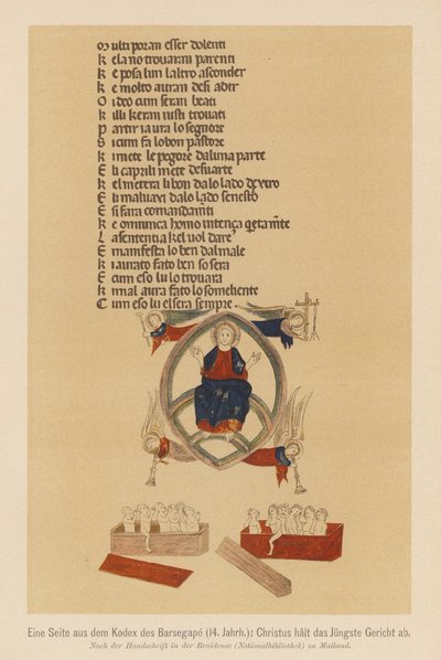 Le Jugement dernier de Jésus-Christ - (after) Italian School
