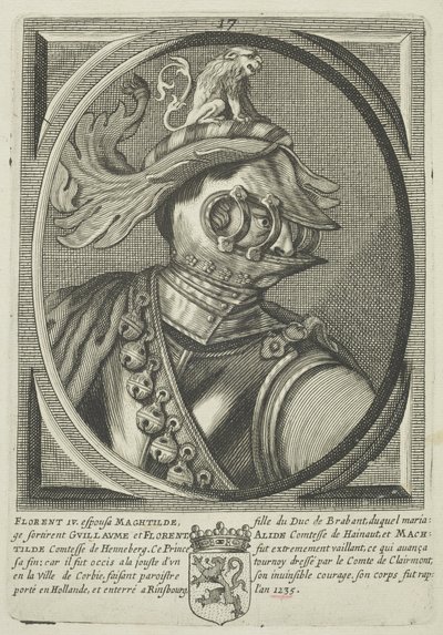 Floris IV, Comte de Hollande (gravure) - (attr.to) French School