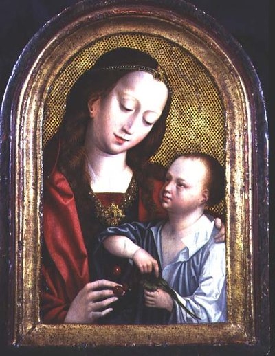 Madone et Enfant - (studio) Master of the Magdalene Altarpiece