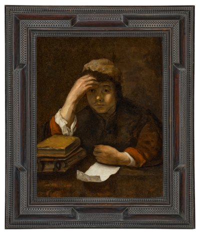 Un garçon qui lit (huile sur toile) - (studio of) Rembrandt Harmensz. van Rijn