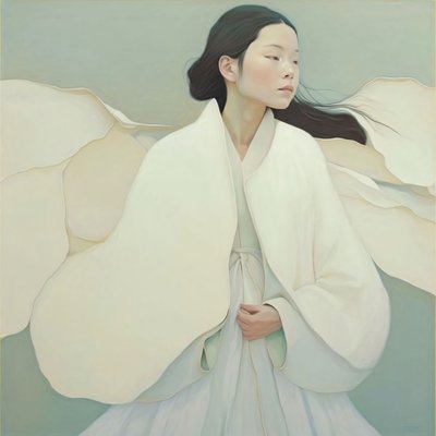 Femme japonaise portant un kimono traditionnel, Custom Canvas Prints - F. Abderrahim