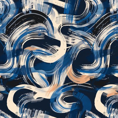 Vibrant Abstract Brushstrokes, Abstract Texture Design, canvas art prints - F. Abderrahim